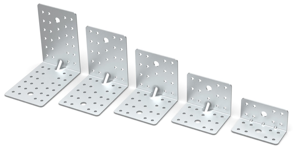 Metal L Gönye 2Mm - 80 / 120 / 120