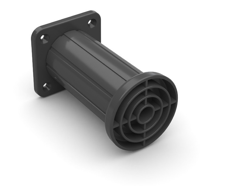 10 Cm Plasti̇k Ayak - Antrasi̇t / 42