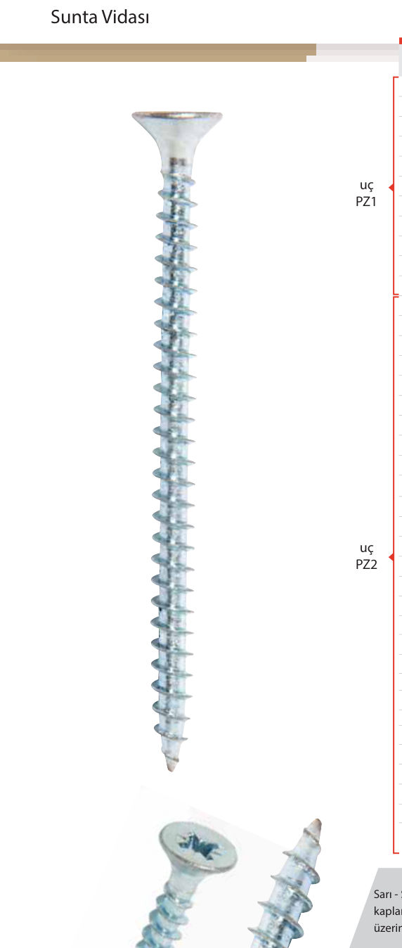 Sunta Vidası 6,0 x 200 mm