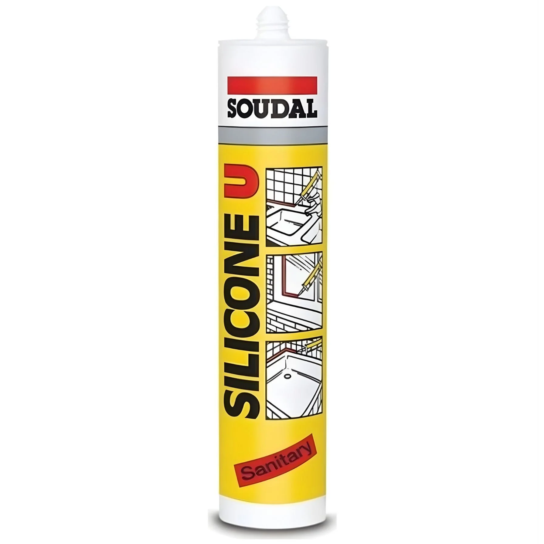 SOUDAL Şeffaf Silikon 280 ml